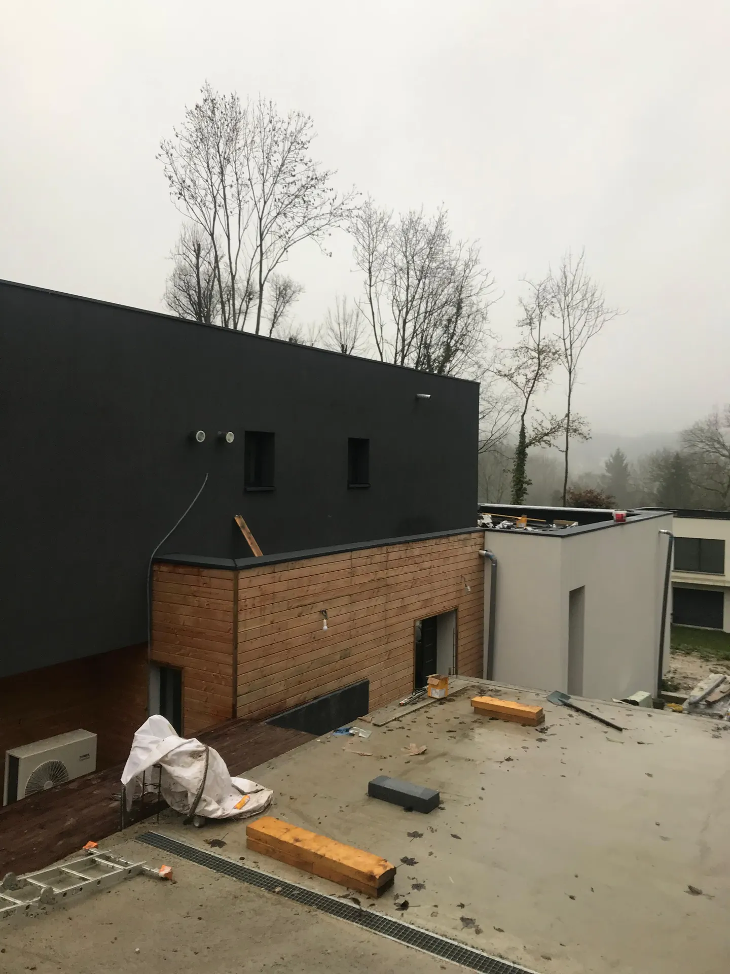 Maison contemporaine, façade bardée par DD Design